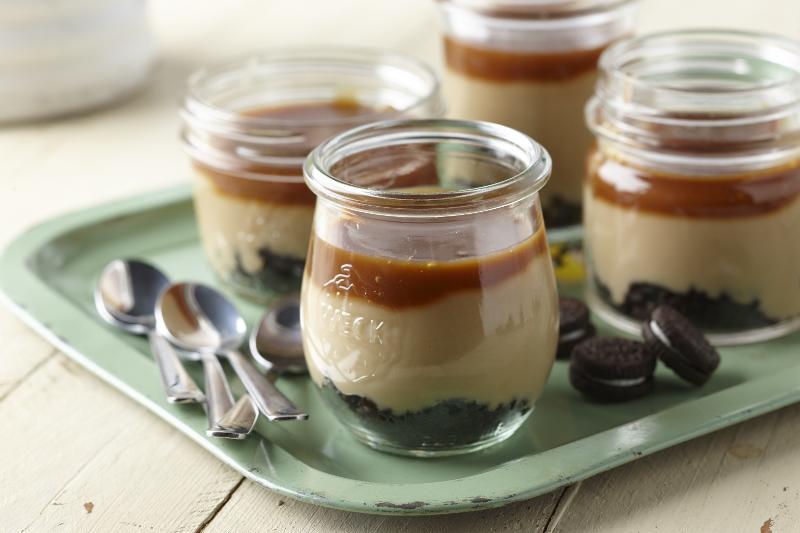 Caramel Budino with Sea Salt Caramel Sauce